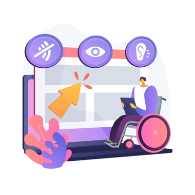 Icon für Digitale Barrierefreiheit